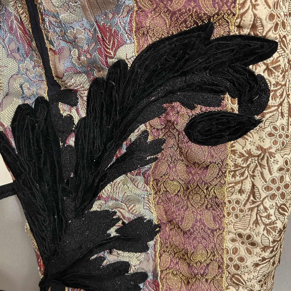 Soft Surroundings Multicolor Patchwork Coat - image 7